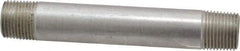 Merit Brass - Schedule 40, 3/8" Pipe x 4" Long, Grade 316/316L Stainless Steel Pipe Nipple - Welded & Threaded - Makers Industrial Supply