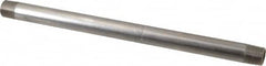 Merit Brass - Schedule 40, 3/8" Pipe x 10" Long, Grade 316/316L Stainless Steel Pipe Nipple - Welded & Threaded - Makers Industrial Supply