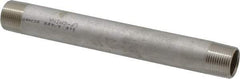 Merit Brass - Schedule 40, 3/4" Pipe x 8" Long, Grade 316/316L Stainless Steel Pipe Nipple - Welded & Threaded - Makers Industrial Supply