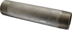 Merit Brass - Schedule 40, 2-1/2" Pipe x 12" Long, Grade 316/316L Stainless Steel Pipe Nipple - Welded & Threaded - Makers Industrial Supply