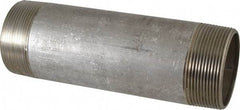 Merit Brass - Schedule 40, 3" Pipe x 10" Long, Grade 316/316L Stainless Steel Pipe Nipple - Welded & Threaded - Makers Industrial Supply