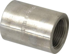 Merit Brass - 1 x 1/2" Grade 316/316L Stainless Steel Pipe Reducer Coupling - FNPT x FNPT End Connections, 3,000 psi - Makers Industrial Supply