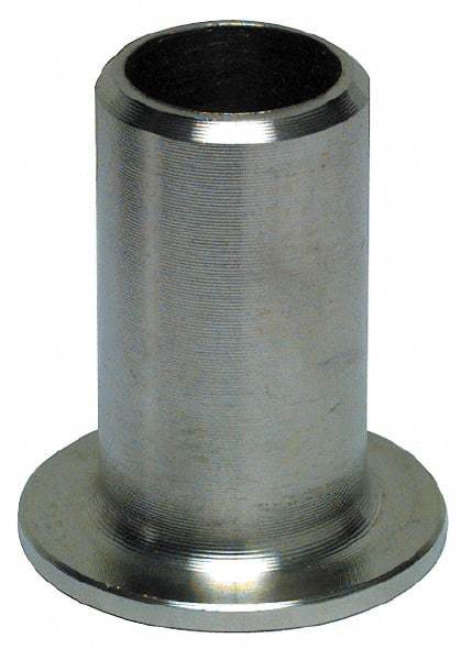 Merit Brass - 2-1/2" Grade 316L Stainless Steel Pipe Stub End - Butt Weld End Connections - Makers Industrial Supply