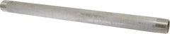 Merit Brass - Schedule 40, 1" Pipe x 18" Long, Grade 304/304L Stainless Steel Pipe Nipple - Welded & Threaded - Makers Industrial Supply