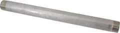 Merit Brass - Schedule 40, 1-1/4" Pipe x 18" Long, Grade 304/304L Stainless Steel Pipe Nipple - Welded & Threaded - Makers Industrial Supply