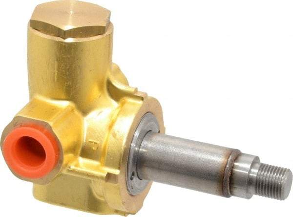 Parker - 1/4" Port, Brass Solenoid Valve - Closed, NBR Seal - Makers Industrial Supply