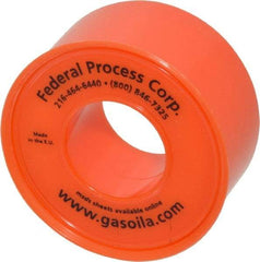 Federal Process - 3/4" Wide x 500" Long General Purpose Pipe Repair Tape - 3 mil Thick, -450 to 550°F, White - Makers Industrial Supply