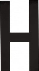 Made in USA - Letter Label - Legend: H, English, Black - Makers Industrial Supply