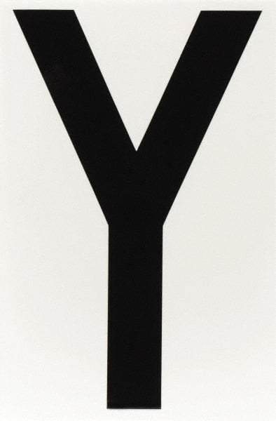 Made in USA - Letter Label - Legend: Y, English, Black - Makers Industrial Supply