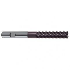 8mm Dia. - 100mm OAL - 45° Helix Firex Carbide End Mill - 6 FL - Makers Industrial Supply