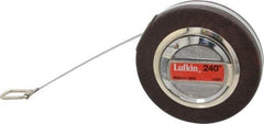 Lufkin - 1/64 Inch Graduation, 240 Inch Measurement, Steel Diameter Tape Measure - 3/8 Inch Wide, 0.008 Inch Thick - Makers Industrial Supply