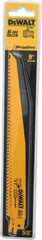 DeWALT - 9" Long, Bi-Metal Reciprocating Saw Blade - Tapered Profile, 6 TPI, Toothed Edge, Universal Shank - Makers Industrial Supply