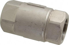 Conbraco - 1-1/4" Stainless Steel Check Valve - Inline, FNPT x FNPT - Makers Industrial Supply