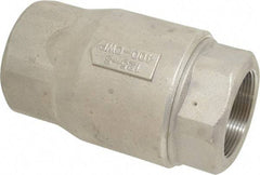 Conbraco - 2" Stainless Steel Check Valve - Inline, FNPT x FNPT - Makers Industrial Supply