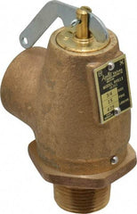 Conbraco - 3/4" Inlet, 3/4" Outlet, ASME Low Pressure Steam Heating Relief Valve - 15 Max psi, Bronze, 475 Lb per Hour - Makers Industrial Supply