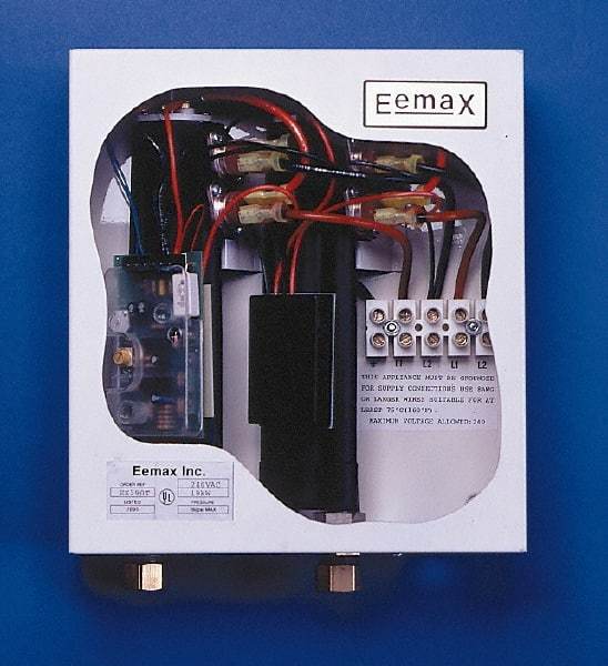 Eemax - 240 Volt Electric Water Heater - 15 KW, 64 (2 x 32) Amp, 8 Wire Gauge - Makers Industrial Supply