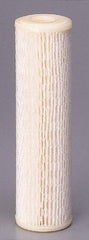 Pentair - 2-5/8" OD, 5µ, Cellulose Polyester Pleated Cartridge Filter - 20" Long, Reduces Sediments - Makers Industrial Supply