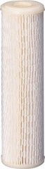 Value Collection - 4-5/16" OD, 30µ, Polyester Pleated Cartridge Filter - 9-3/4" Long, Reduces Sediments - Makers Industrial Supply