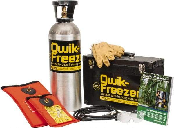 Made in USA - Quick Freezing Kit - 3/8 to 1-1/2" Pipe Capacity - Makers Industrial Supply