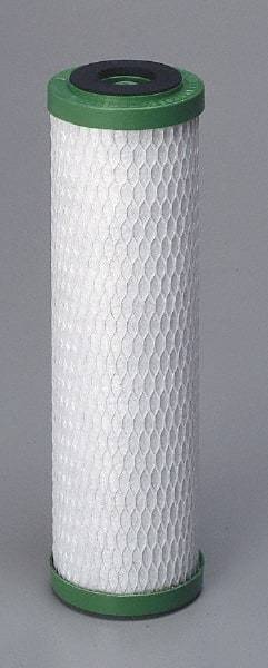 Pentair - 2-7/8" OD, 0.5µ, Carbon Briquette/Resin Giardia & Cryptosporidium Reduction Cartridge Filter - 9-3/4" Long, Reduces Tastes, Odors & Sediments - Makers Industrial Supply