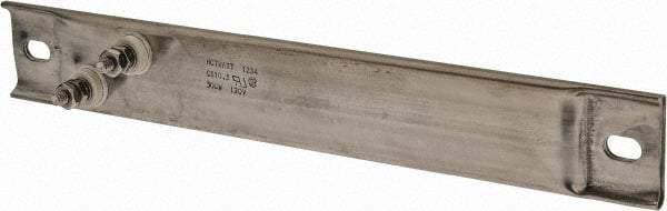 Hotwatt - 120 Volt, 300 Watt, 10-1/2" Long Channel Strip Heater - 5-1/4" Hot Length, 19 Watt per Sq In - Makers Industrial Supply