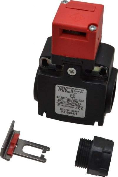 ACI - 10 Amp, 24-300 VDC, 250-600 VAC, 2 Pole Fused Safety Switch - 10 Amp, 24-300 VDC, 250-600 VAC, 1.969 Inch Wide x 1.24 Inch Deep x 3.41 Inch High, Nonmetallic, NO/NC Contact Configuration - Makers Industrial Supply