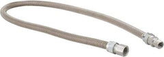 Dormont - 1/2" Inlet, 1/2" Outlet FIP x MIP Gas Connector - 48" Long, 1/2" Hose ID - Makers Industrial Supply