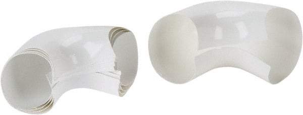 Made in USA - PVC 90° Elbow - Pipe Insulation Fitting - Makers Industrial Supply