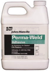 Made in USA - Pipe Insulation Contact Adhesive - 1 Qt - Makers Industrial Supply