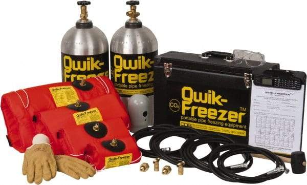 Made in USA - Quick Freezing Kit - 3/8 to 4" Pipe Capacity - Makers Industrial Supply