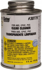 Oatey - 4 oz All-Purpose Cleaner - Clear, Use with ABS, PVC & CPVC For All Diameters - Makers Industrial Supply