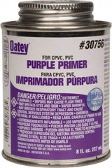 Oatey - 8 oz All Purpose Primer/Cleaner - Purple, Use with PVC & CPVC - Makers Industrial Supply