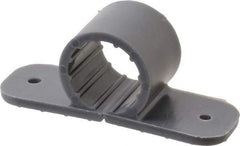 Oatey - 1/2" Pipe, Standard Pipe Clamp - Gray, Polypropylene - Makers Industrial Supply