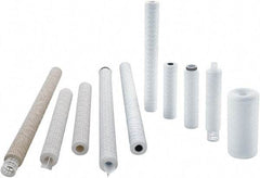 Parker - 2-1/2" OD, 10µ, Nylon String-Wound Cartridge Filter - 30" Long - Makers Industrial Supply