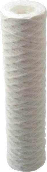 Parker - 2-1/2" OD, 1µ, Cotton String-Wound Cartridge Filter - 10" Long - Makers Industrial Supply