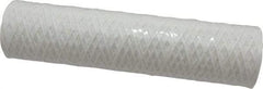 Parker - 2-1/2" OD, 5µ, Cotton String-Wound Cartridge Filter - 10" Long - Makers Industrial Supply