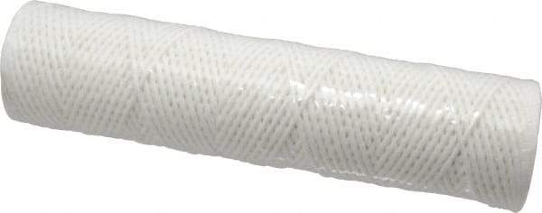 Parker - 2-1/2" OD, 10µ, Cotton String-Wound Cartridge Filter - 10" Long - Makers Industrial Supply