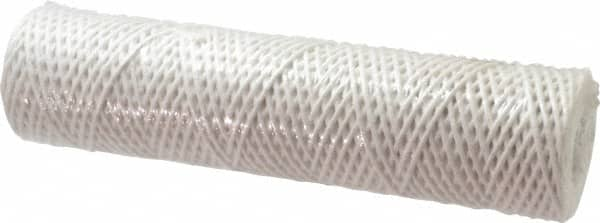 Parker - 2-1/2" OD, 25µ, Acetate Cotton String-Wound Cartridge Filter - 10" Long - Makers Industrial Supply