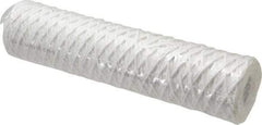 Parker - 2-1/2" OD, 1µ, Acetate Cotton String-Wound Cartridge Filter - 10" Long - Makers Industrial Supply