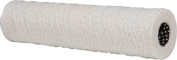 Parker - 2-1/2" OD, 5µ, Cotton String-Wound Cartridge Filter - 10" Long - Makers Industrial Supply