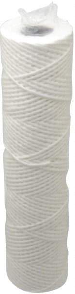 Parker - 2-1/2" OD, 10µ, Cotton String-Wound Cartridge Filter - 10" Long - Makers Industrial Supply