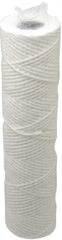 Parker - 2-1/2" OD, 10µ, Cotton String-Wound Cartridge Filter - 10" Long - Makers Industrial Supply