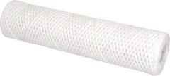 Parker - 2-1/2" OD, 25µ, Cotton String-Wound Cartridge Filter - 10" Long - Makers Industrial Supply