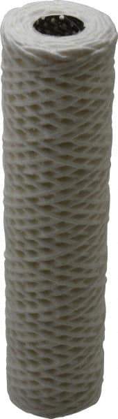 Parker - 2-1/2" OD, 50µ, Cotton String-Wound Cartridge Filter - 10" Long - Makers Industrial Supply