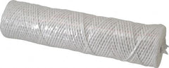 Parker - 2-1/2" OD, 10µ, Acetate Cotton String-Wound Cartridge Filter - 10" Long - Makers Industrial Supply