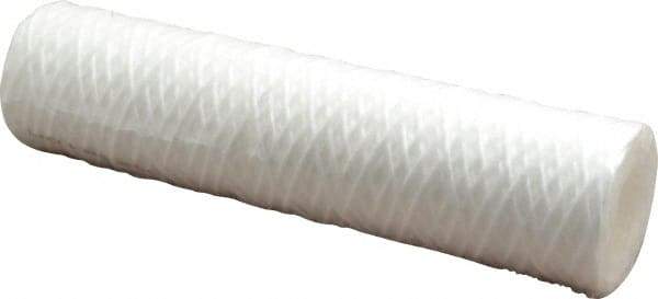 Parker - 2-1/2" OD, 5µ, Polypropylene Cotton String-Wound Cartridge Filter - 10" Long - Makers Industrial Supply