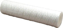 Parker - 2-1/2" OD, 5µ, Polypropylene Cotton String-Wound Cartridge Filter - 10" Long - Makers Industrial Supply