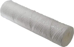 Parker - 2-1/2" OD, 25µ, Polypropylene Cotton String-Wound Cartridge Filter - 10" Long - Makers Industrial Supply