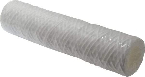 Parker - 2-1/2" OD, 50µ, Polypropylene Cotton String-Wound Cartridge Filter - 10" Long - Makers Industrial Supply