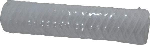 Parker - 2-1/2" OD, 1µ, Polypropylene Cotton String-Wound Cartridge Filter - 10" Long - Makers Industrial Supply